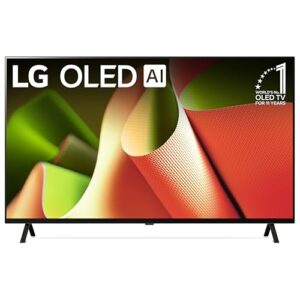 LG 65-Inch Class OLED B4 Series Smart TV OLED65B4PUA, with Alexa Built-in, 4K, Processor, Flat Screen, with Magic Remote, AI-Powered, 2024