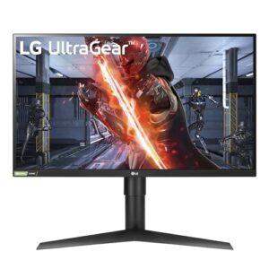 LG UltraGear QHD 27-Inch Gaming Monitor 27GL83A-B – IPS 1ms (GtG), with HDR 10 Compatibility, NVIDIA G-SYNC, and AMD FreeSync, 144Hz, Black