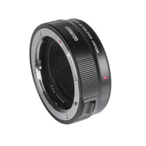 Lens Adapter, AF Adapter for Canon EF/EF-S Series Lenses to Canon EOS-R Cameras Including EOS RP R3 R5 R6 R6MarkII R7 R8 R10 R50 R100, Fast AF, Adjustable Aperture