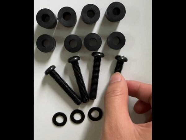 M8 Screws for Samsung TV M8x45mm, Pitch 1.25mm TV Mounting Bolts Screws with 25mm Long Spacers (Black) - Image 7