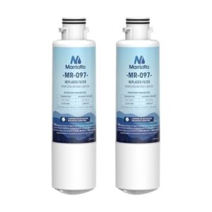 MARRIOTTO MIWF6200 Water Filter Replacement,Compatible with Midea French Door and Side-by-side Refrigerators,Sharp SJWF200,SJG2254FS (2 Pack)