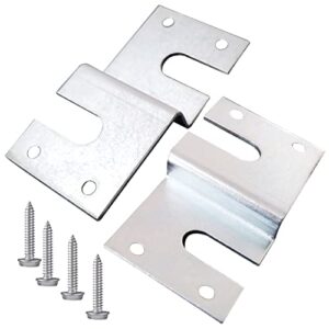 MK01 Splendide RV Washer Dryer or Combo Mounting Brackets Kit for Westland LG Clothes Washing Machine,Prevent Applications Shifting, Included 2 Brackets 4 Screws and Instruction