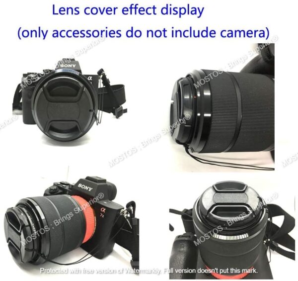 MOSTOS ; Brings Superior® - 52mm Lens Cap for Sigma E-Mount 30mm F1.4 Lens for Sony Alpha a6600 a6500 a6400 a6300 a6000 a6100 a5100 a5000 Digital Camera (Ø52 mm) - Image 6