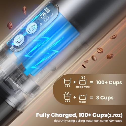 Maestri House 150W Espresso Maker with 2-3 Min Fast Self-Heating, Portable Travel Espresso Coffee Machine with Small Tea Cup Also Holder for NS Capsule & Ground Coffee for Car Camping, RV, Hiking - Image 7