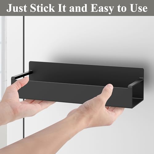 Magnetic Water Bottle Holder for Refrigerator, Cup Holder Organizer for Stanley and Tumbler for Kitchen, Black - Image 5