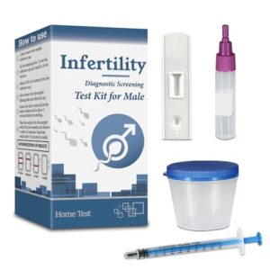 Male Fertility Home Test Kit for Men-Trak Plus Male Fertility Testing System- Shows Normal or Low Sperm Count- Clear Results in Minutes – Easy to Read Result