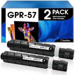 MasaiMara GPR-57 GPR57 0473C003 High Yield ( 42,100 Pages) Toner Cartridge for Canon imageRUNNER Advance 4525i 4535i 4545i 4551i 4535i 4545i 4551i Printers, Black 2-Pack