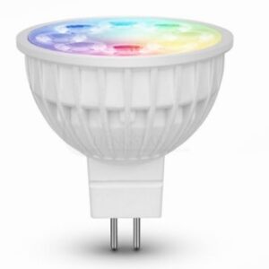 Matter GU5.3 RGBCW Smart Bulb Works with Homekit, Alexa, Google Home, Dimmable Voice Control, 5W (220V)