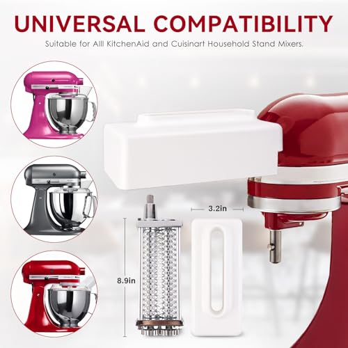 Meat Tenderizer Attachments for KitchenAid and Cuisinart Stand Mixers, Accessories and Attachhments for Kitchen Aid with Sturdy Stainless Steel Gears Accessories - Image 7