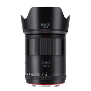 Meike 33mm F1.4 Wide Angle APS-C AF STM(Stepping Motor) Lens Auto Focus Fixed Prime Lenses for Sony E Mount Mirrorless Cameras FX30 ZV-E10 ZVE10 II A6400 A5000 A5100 A6000 A6100 A6300 A6500 A6700