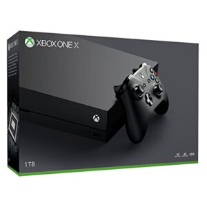 Microsoft Xbox One X 1Tb Console With Wireless Controller: Xbox One X Enhanced, Hdr, Native 4K, Ultra Hd (Discontinued)