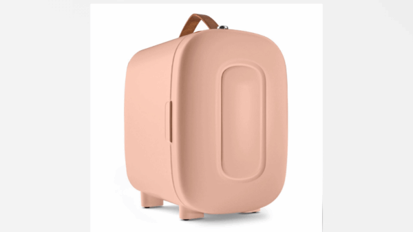 Mini Fridge for Bedroom, 4 Liter/6 Cans Skincare Small Refrigerator, AC/DC Portable Mini Cooler & Warmer, Small Fridge for Camping, Dorm, Office, Car (Pink) - Image 8