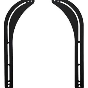Mount-It! Soundbar TV Mount, Universal Sound Bar Bracket for TVs 32 to 70 Inches, Compatible with Samsung, Sony, Vizio, LG, and More, Fits Above or Below TV, Heavy-Duty Steel, 33 Lbs Capacity, Black