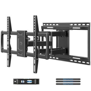 Mounting Dream Sliding TV Wall Mount for 42-86″ TVs, Full Motion Articulating Dual Arms, Easy TV Centering, Max VESA 600x400mm, 132 lbs, MD2198