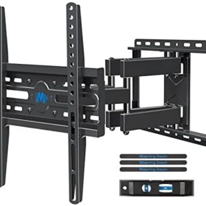 Mounting Dream TV Wall Mount for 32-65 Inch Television,Mount with Swivel and Tilt, Full Motion Bracket with Articulating Dual Arms, Fits 16inch Studs, Max VESA 400X400 mm, 99lbs, MD2380