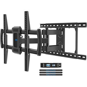 Mounting Dream TV Wall Mounts Bracket for Most 42-84 Inch TVs, UL Listed Premium TV Mount Full Motion with Articulating Arms, Max VESA 600x400mm and 100LBS, Fits 16″, 18″, 24″ Studs, MD2296-24K