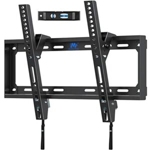 Mounting Dream Tilting TV Mounts for Most 26-60 Inch LED, LCD TVs up to VESA 400 x 400mm and 88 LBS Loading Capacity, TV Wall Mount with Unique Strap Design for Easily Lock and Release MD2268-MK