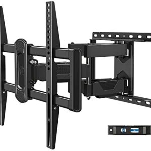 Mounting Dream UL Listed TV Wall Mount for Most 42-84 Inch TV, Full Motion TV Mount with Swivel and Tilt, TV Bracket with Articulating Dual Arms, Fits 16inch Studs, Max VESA 600X400 mm, 100 lbs,MD2617