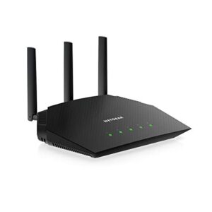 NETGEAR 4-Stream WiFi 6 Router (R6700AX) – Security Features, AX1800 Wireless Speed (Up to 1.8 Gbps), Covers up to 1,500 sq. ft., 20 devices