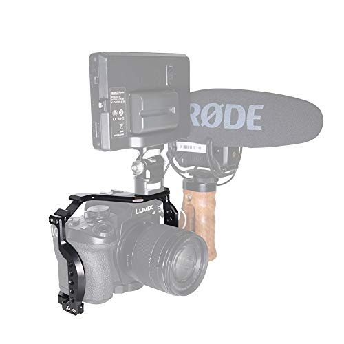 NICEYRIG Cage for Panasonic Lumix G95 G85, Form-Fitting Camera Cage with NATO Rail Cold Shoe - 407 - Image 4