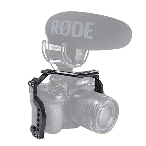 NICEYRIG Cage for Panasonic Lumix G95 G85, Form-Fitting Camera Cage with NATO Rail Cold Shoe - 407 - Image 7