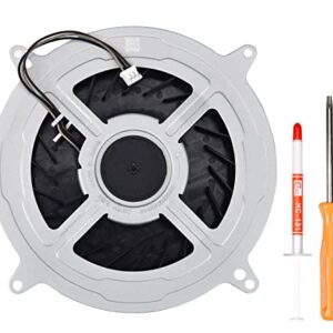 New PS5 CPU Cooling Fan, Internal Cooler Fan Replacement for Sony PlayStation 5 PS5 Series 12V 2.15A 23 Blades