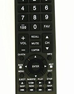 New Toshiba CT-90325 Universal Remote Control for All Toshiba Brand TV, Smart TV – 1 Year Warranty(TS-12+AL)