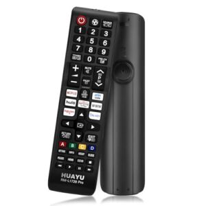 New Updated Universal Remote Control for All Samsung TV Remote, Replacement Compatible for Samsung LCD LED HDTV 3D Smart TVs Models with 7 Shortcut Buttons, No Setup Needed