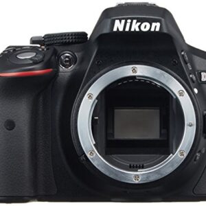 Nikon D5300 24.2 MP CMOS Digital SLR Camera with Built-in Wi-Fi and GPS Body Only (Black) – International Version (No Warranty)