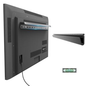 No Drill Drywall TV Mount, No Stud TV Wall Mount for 32-75 Inch Most Brand TVs up to 150lbs, Easy Install no Stud Studless TVs Wall Mount, Included All Hardware-New Level Bubble Meter