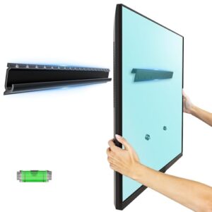 No Stud TV Wall Mount for 12-55 inch TVs, No Drill TV Mount Holds up to 100 lbs,Studless Drywall TVs Bracket, Bubble Level Included, Low Profile, Non Screw, Easy to Install for Bedroom Living Room