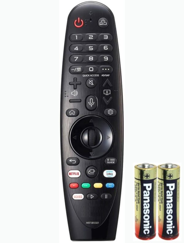 Original Replacement for LG Magic Remote AKB75855501 Replaces AN-MR20GA MR19BA MR18BA MR650A, with Magic Pointer and Voice Control. 2017 2018 2019 2020 Some of 2021.