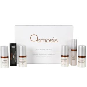 Osmosis Age Reversal Skincare Deluxe Kit, 6 Piece Introductory Anti-Aging Skin Care Regimen, Healthy, Youthful Glow, Travel Size