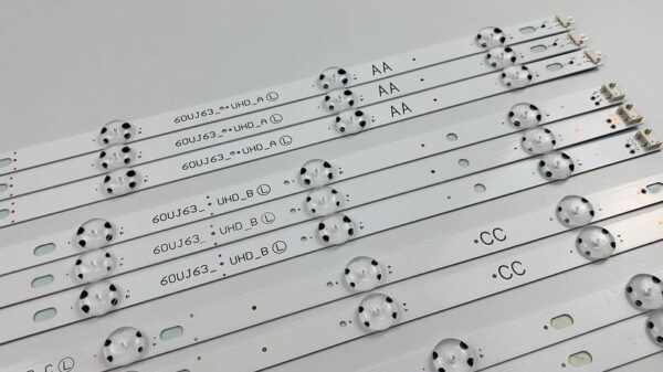 PANMILED 10 Pieces LED Backlight Strips for LG 60'' TV 60UJ63 60UJ6300-UA 60UJ6050-UA EAV63673006 60UJ63_UHD_A - Image 7