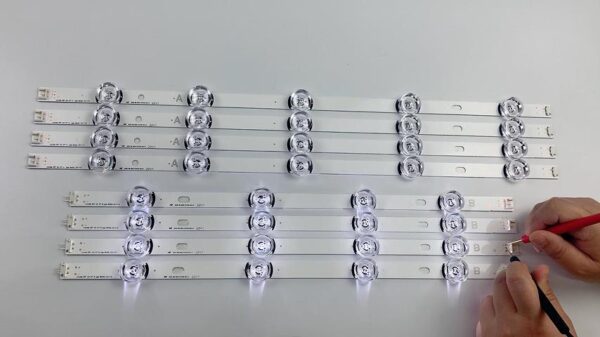 PANMILED 8pcs LED Backlight Strips for LG 47'' TV DRT 3.0 LC470DUH 47LB6100 47LB6300 47LB5800 47LB5900 47LB5500 47LB652V 47LB650V 6916L-1715A 6916L-1716A - Image 8