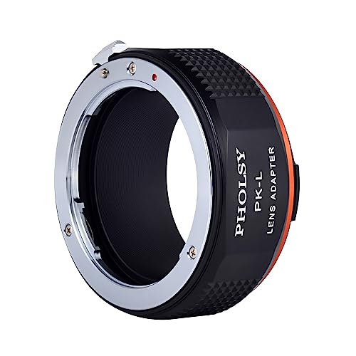 PHOLSY Lens Mount Adapter PK to L Compatible with Pentax K PK Mount Lens to Leica L Mount Camera Body Compatible with Leica SL2, SL2-S, CL, TL2, Lumix S5, S1, BS1H, Sigma fp, fp L - Image 6