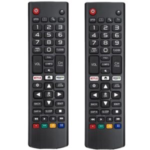 【Pack of 2】 for LG Smart TV Remote Control Replacement,Universal for All LG OLED 3D TVs for AKB75095307 AKB75375604 AKB74915305 AK75675304 AKB76040302 AKB76037601 AKB75675313