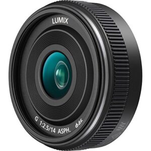 Panasonic LUMIX G Lens, 14mm, F2.5 II ASPH., Mirrorless Micro Four Thirds, H-H014AK (USA BLACK)