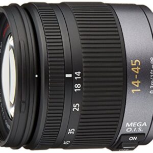 Panasonic LUMIX G VARIO 14-45mm/F3.5-5.6 ASPH./MEGA O.I.S. Lens | H-FS014045 – International Version (No Warranty)