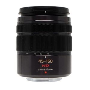 Panasonic Lumix G Vario 45-150mm f/4.0-5.6 ASPH. MEGA O.I.S. Lens (Black, Micro Four Thirds)