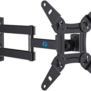 Pipishell Full Motion TV Monitor Wall Mount Bracket Swivel Tilt Extension Rotation for Echo Show 21/15 and Most 13-42 Inch LED LCD Flat Curved Screen TVs & Monitors, Max VESA 200x200mm up to 44lbs