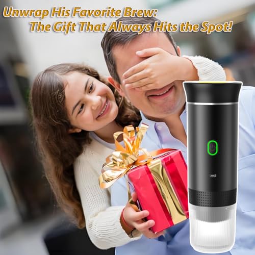 Portable Espresso Machine 7500mAh battery Electric Self-Heating Coffee Maker |Compact Travel Car/RV/Office Use for Campers, Commuters & Coffee Lovers - Image 3