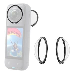 Premium Lens Guards for Insta360 X5，10H Hardness High Transparency Tempered Glass Lens, Upgraded Optical Performance Scratch-resistant Protective Lens Cover