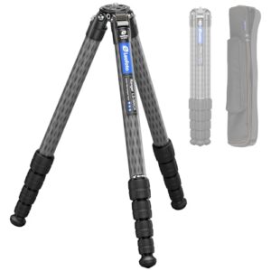 Professional Camera Tripod, 60” Compact Carbon Fiber Travel Lightweight Tripod Stand for DSLR Video Camcorder, Max Load 44lbs/20kg