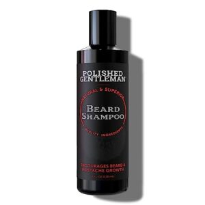 Refreshing Beard Shampoo and Face Wash with Peppermint Tea Tree and Argan Oil – for Thicker and Softer Beard (4oz)