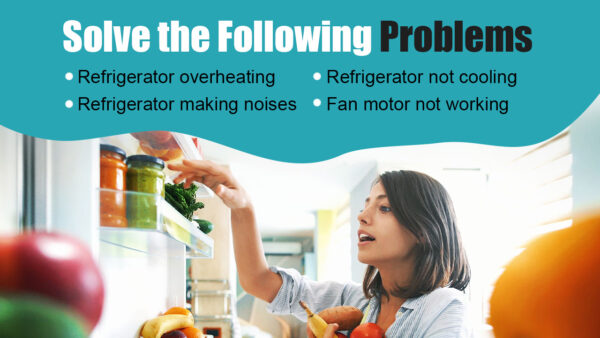 Refrigerator Fan Motor Fit for LG Refrigerator Replace EAU62863005 EAU63503709 EAU65089706 - Image 8