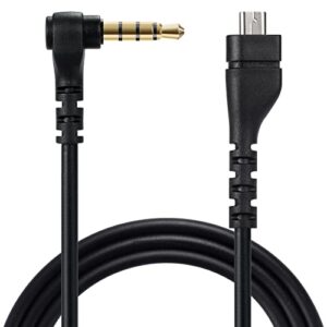 Replacement Audio Cable Cord, Compatible for SteelSeries Arctis 3 /Arctis 5/ Arctis 7 /Arctis Pro Wireless Gaming Headphones (Audio Cable, Black)