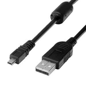 Replacement Camera Transfer Data Sync Charger Cable Charging Cord Compatible with Panasonic Lumix Camera DMC-G7 DMC-S5 DMC-ZS25 DMC-TZ35 ZS40 ZS50 TS30 SZ3 TZ8 TZ11 TZ15 TZ24 F2 FH25 FH4 FH5 & More