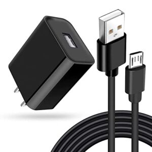 Replacement Kindle Fire 6 7 HD 8 10/7 HD 8 10 Kids Micro USB Wall Charger Charging Cord for FireTV Stick, Fire Tablet, Kindle Fire 6 7 HD 8 10/7 HD 8 10 Kids, HD 8.9″ Tablet LTE & HDX 8.9 “7” Tablet