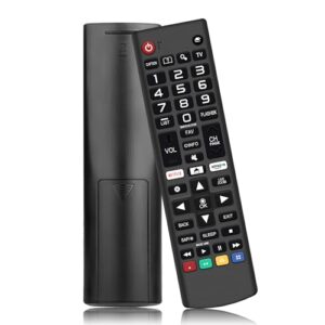 Replacement Remote Control for LG TV Remote AKB75095307 Universal for LG Smart TV Remote Compatible with All Models LCD LED OLED 3D HDTV Smart TVs with Netflix Prime Video Shortcut Buttons